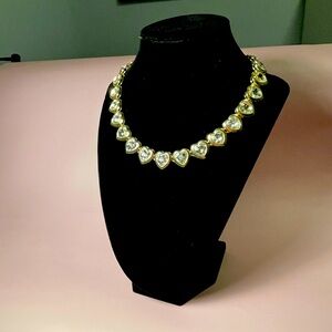 Baublebar heart shaped collar necklace